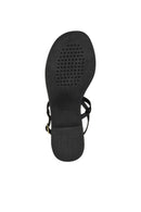 Geox Women Black D Maddalusiac Buckled Leather Sandal | Derimod