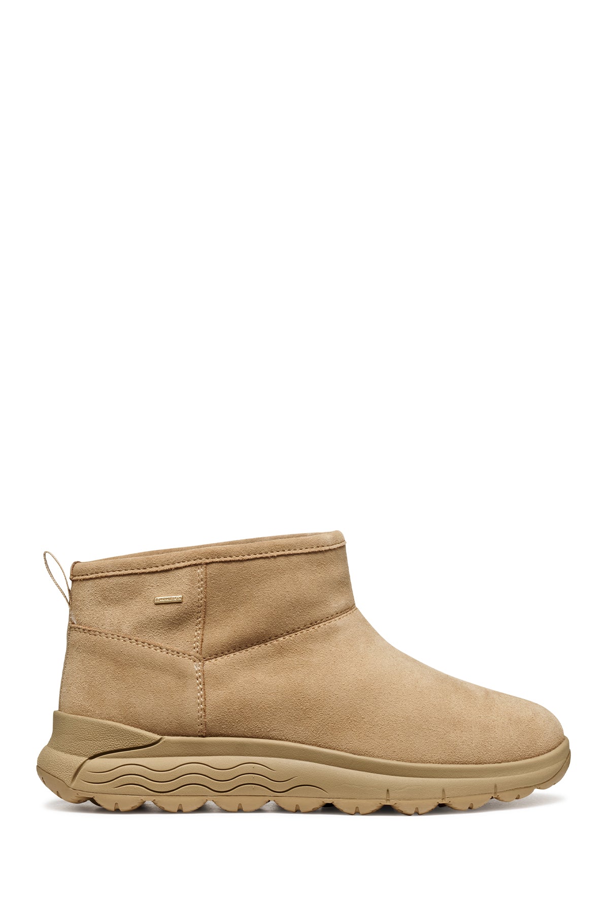 Geox Women Beige D Spherica 4X4 B Abx B - Suede Suede Leather Teddy Boot D5626B00022C5010 | Derimod