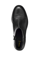 Geox Women Black D Camexıa Zippered Leather Classic Boot | Derimod