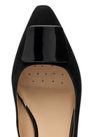 Geox Kadın Siyah D Gıselda15 Rugan Deri Klasik Babet | Derimod