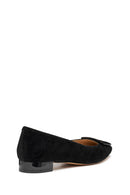 Geox Kadın Siyah D Gıselda15 Rugan Deri Klasik Babet | Derimod