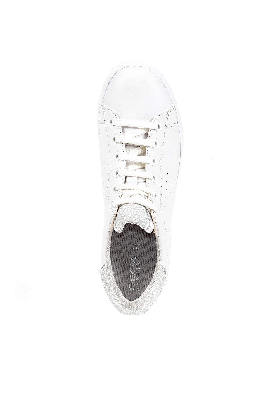 Geox Kadın Beyaz Jaysen Bağcıklı Deri Sneaker