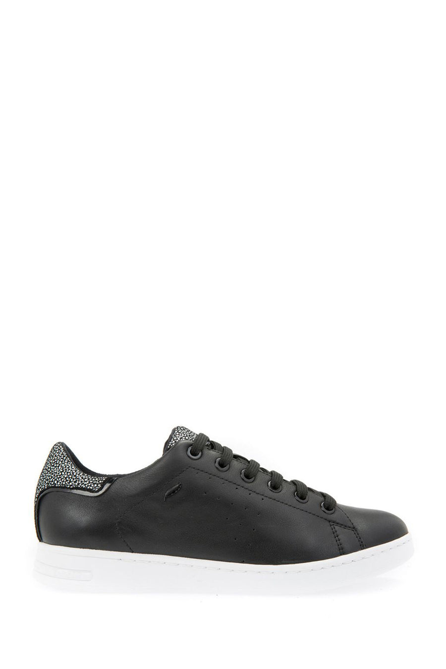 Geox Women's Black Jaysen Lace-Up Leather Sneaker D621BA08507C9999 | Derimod