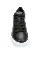 Geox Women's Black Jaysen Lace-Up Leather Sneaker | Derimod