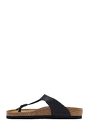 Birkenstock Men's Black Gizeh Flip Flops | Derimod