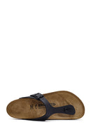 Birkenstock Men's Black Gizeh Flip Flops | Derimod