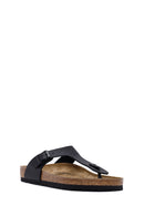 Birkenstock Men's Black Gizeh Flip Flops | Derimod