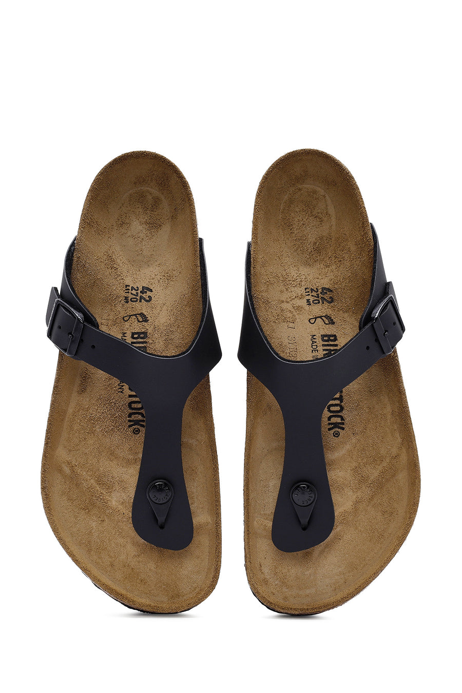 Birkenstock Men's Black Gizeh Flip Flops