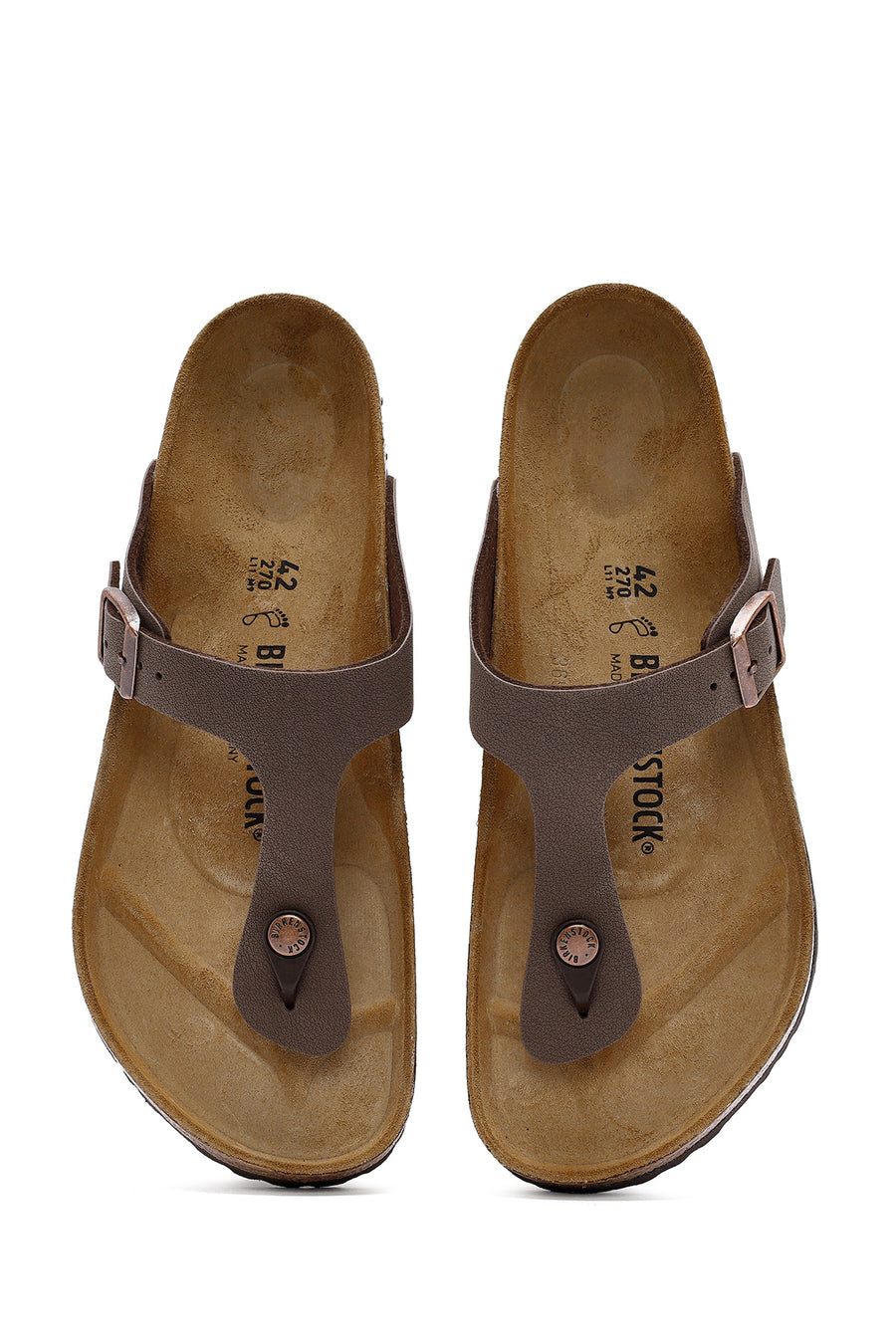 Birkenstock Men's Brown Gizeh Flip Flops