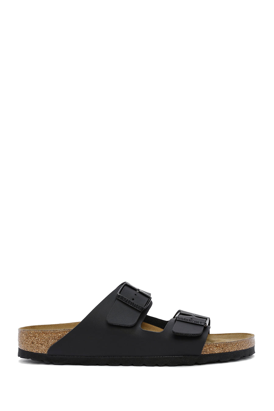 Birkenstock Men's Black Double Buckle Arizona Bf Flat Slippers E051793 | Derimod