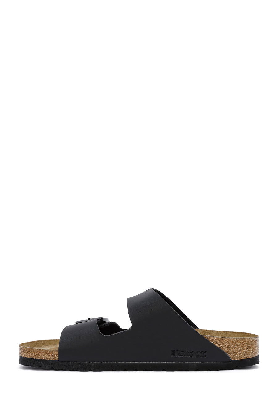 Birkenstock Men's Black Double Buckle Arizona Bf Flat Slippers