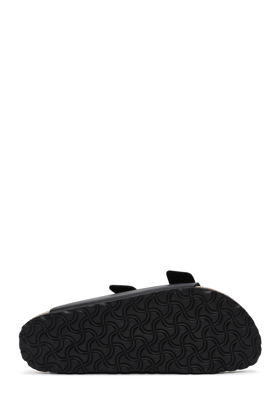 Birkenstock Men's Black Double Buckle Arizona Bf Flat Slippers