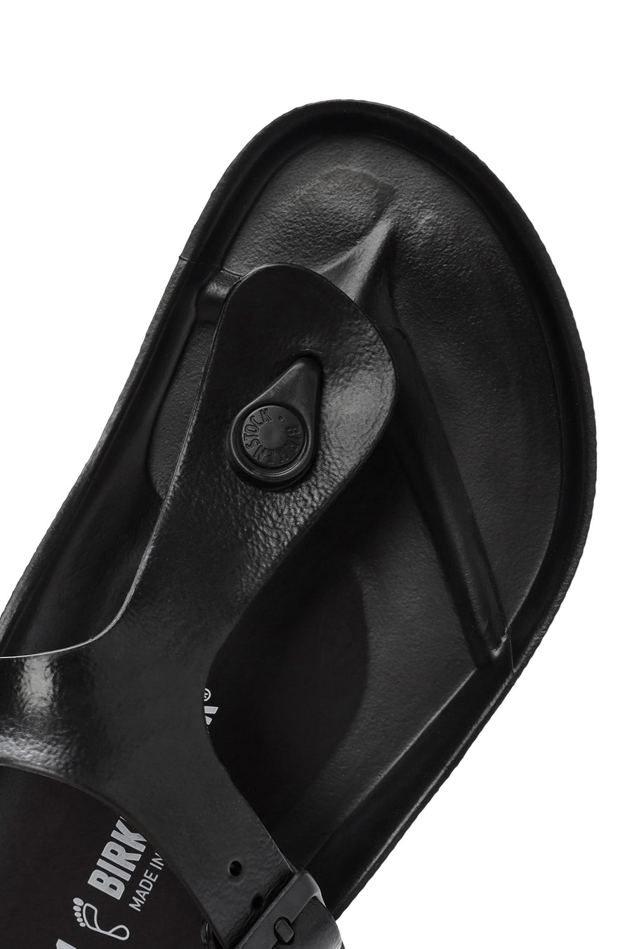 Birkenstock Men's Black Flip Flops Gizeh Eva Slippers