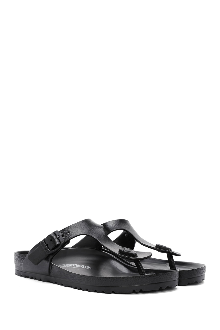Birkenstock Men's Black Flip Flops Gizeh Eva Slippers