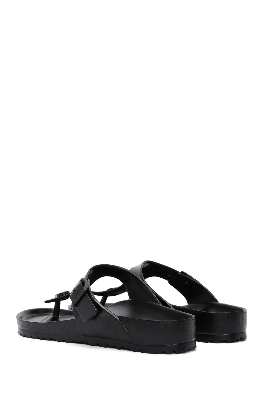 Birkenstock Men's Black Flip Flops Gizeh Eva Slippers