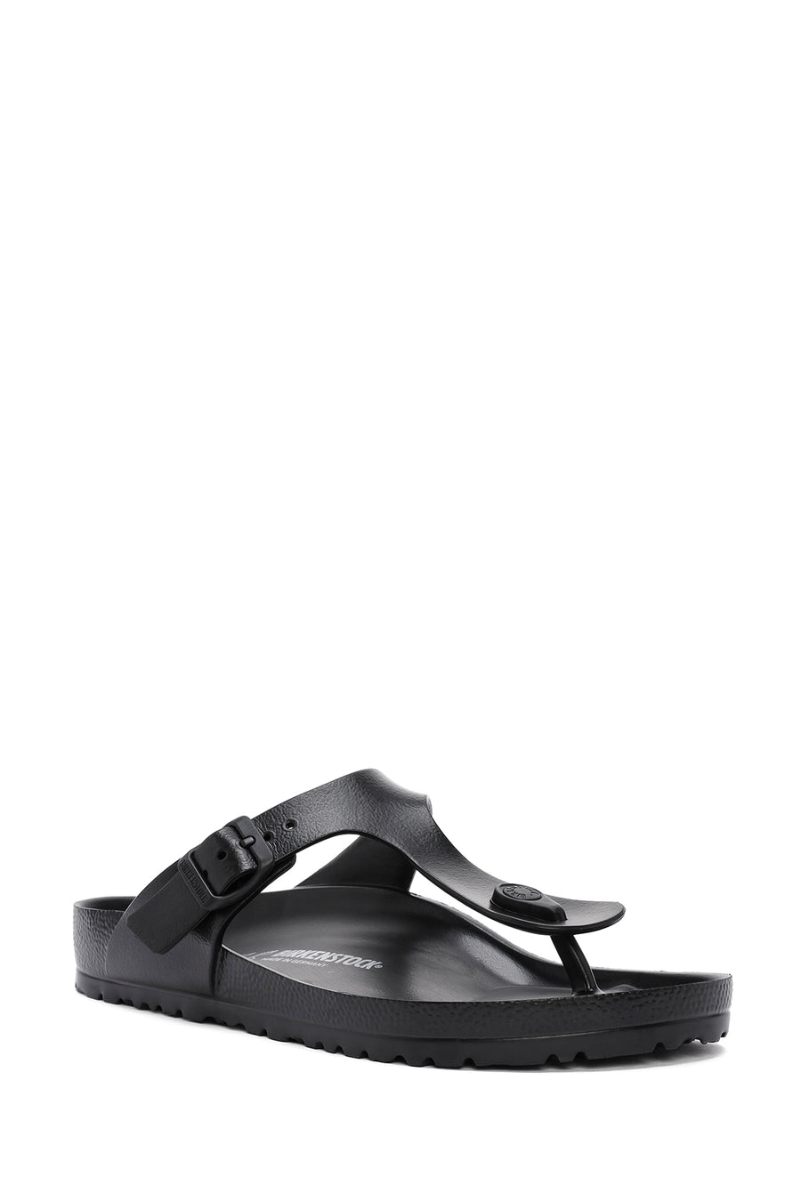 Birkenstock Men's Black Flip Flops Gizeh Eva Slippers