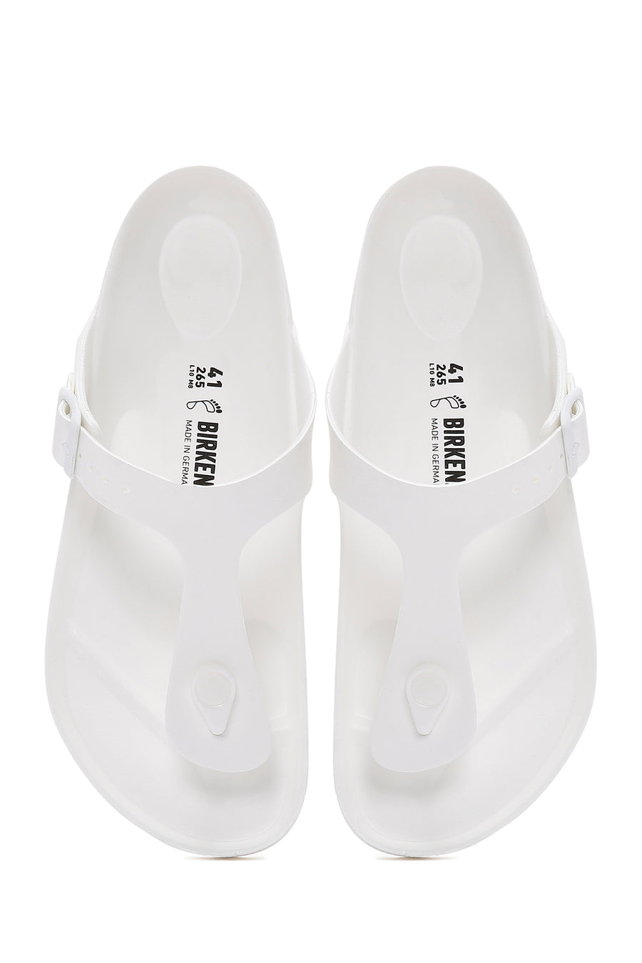 Birkenstock Men's White Gizeh Eva Flat Flip Flops