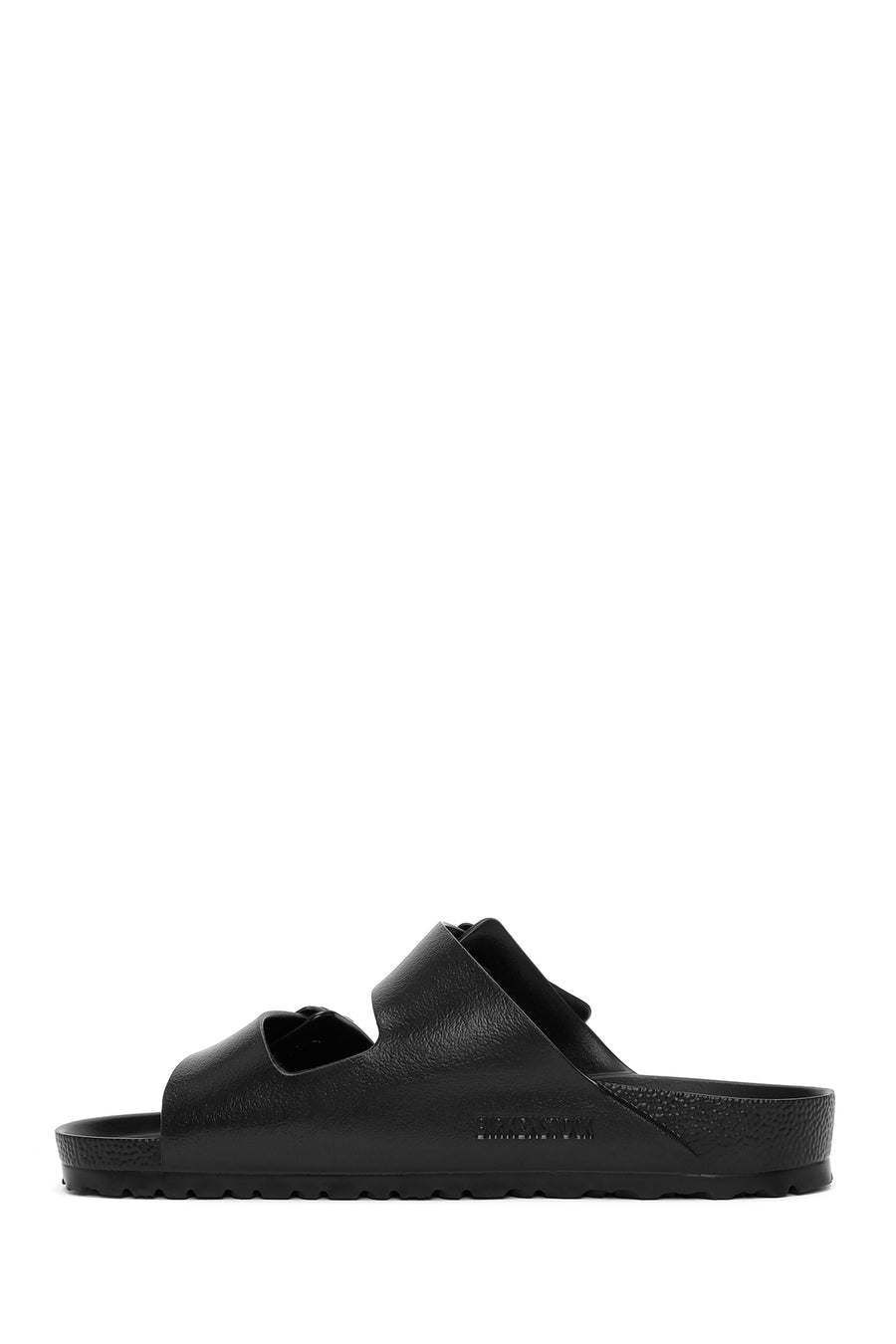 Birkenstock Men's Black Double Buckle Arizona Eva Slippers