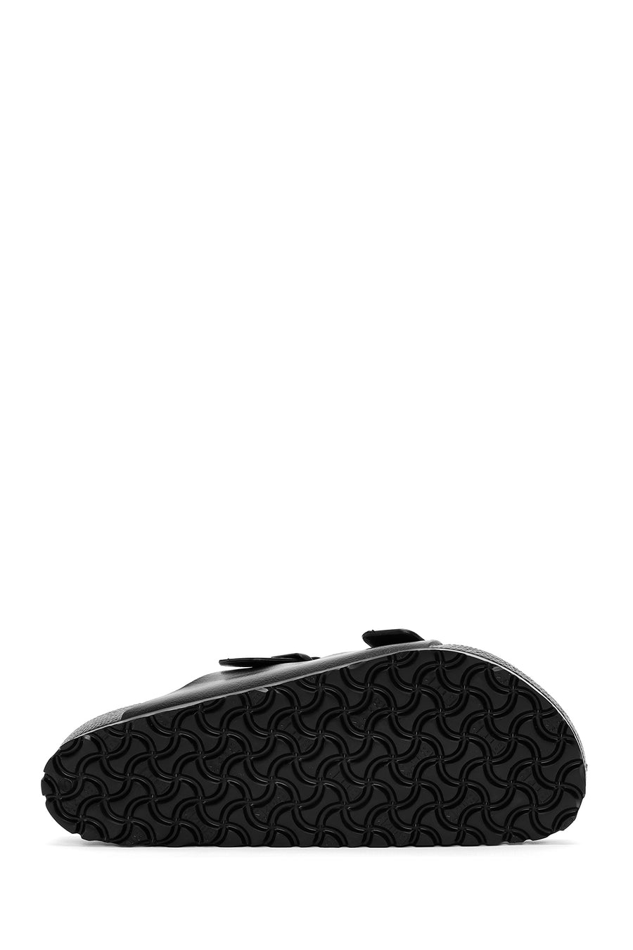 Birkenstock Men's Black Double Buckle Arizona Eva Slippers