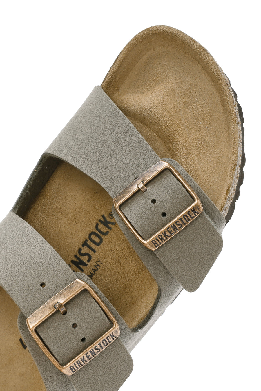 Birkenstock Men's Gray Double Buckle Arizona Eva Slippers