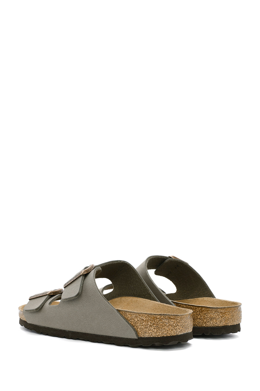 Birkenstock Men's Gray Double Buckle Arizona Eva Slippers