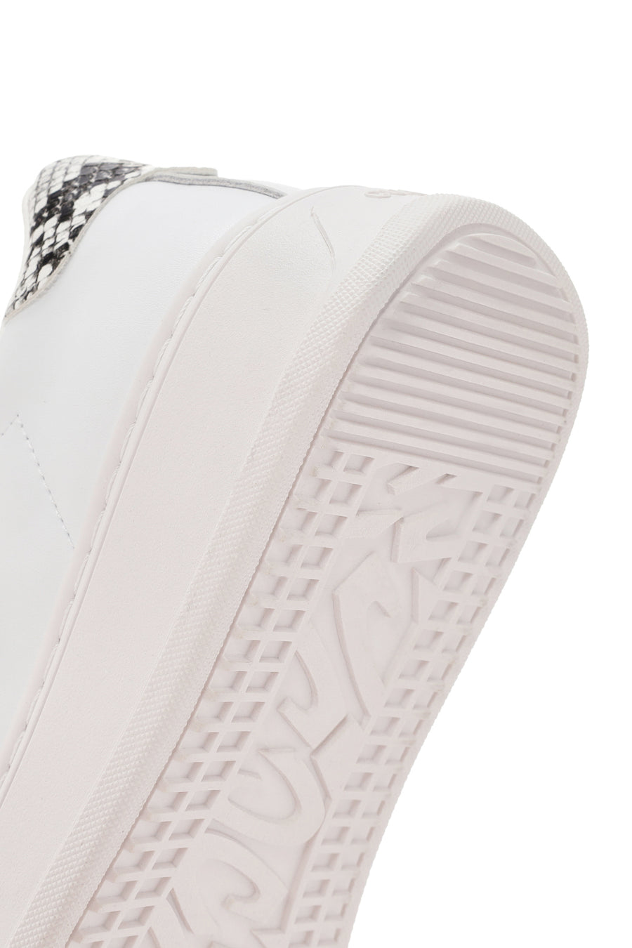 Alberto Guardiani Women's White New Era Lace-Up Leather Sneakers