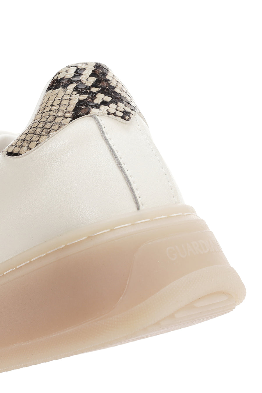 Alberto Guardiani Kadın Bej New Era Bağcıklı Deri Sneaker