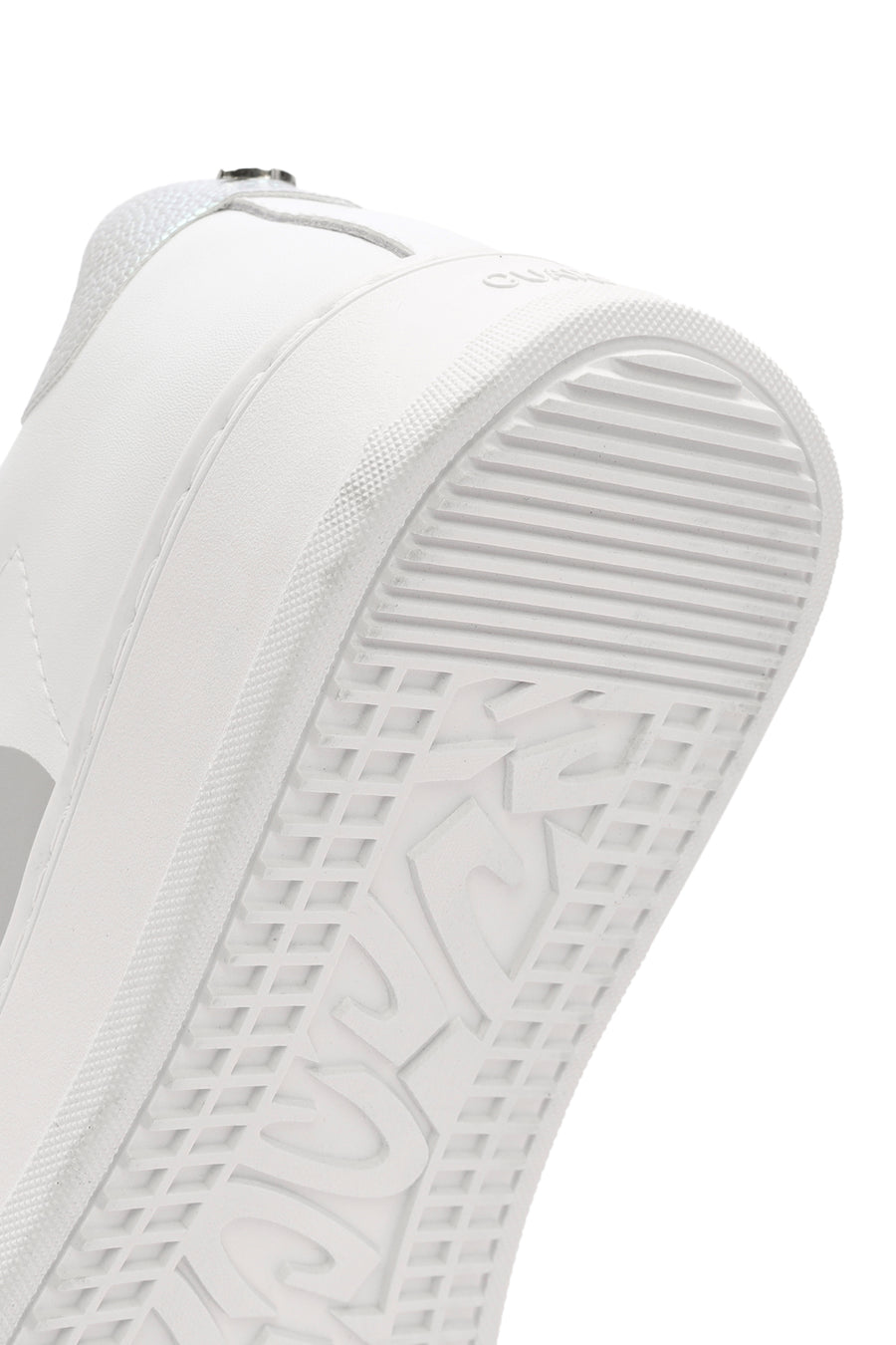 Alberto Guardiani Women's White New Era Lace-Up Leather Sneakers