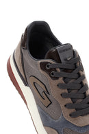 Alberto Guardiani Men's Mink Winner Thick Soled Leather Sneaker | Derimod