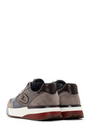 Alberto Guardiani Men's Mink Winner Thick Soled Leather Sneaker | Derimod