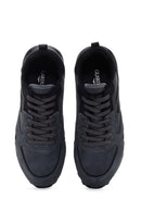 Alberto Guardiani Men's Dark Gray Wen Thick Soled Suede Leather Sneaker | Derimod