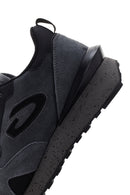 Alberto Guardiani Men's Dark Gray Wen Thick Soled Suede Leather Sneaker | Derimod