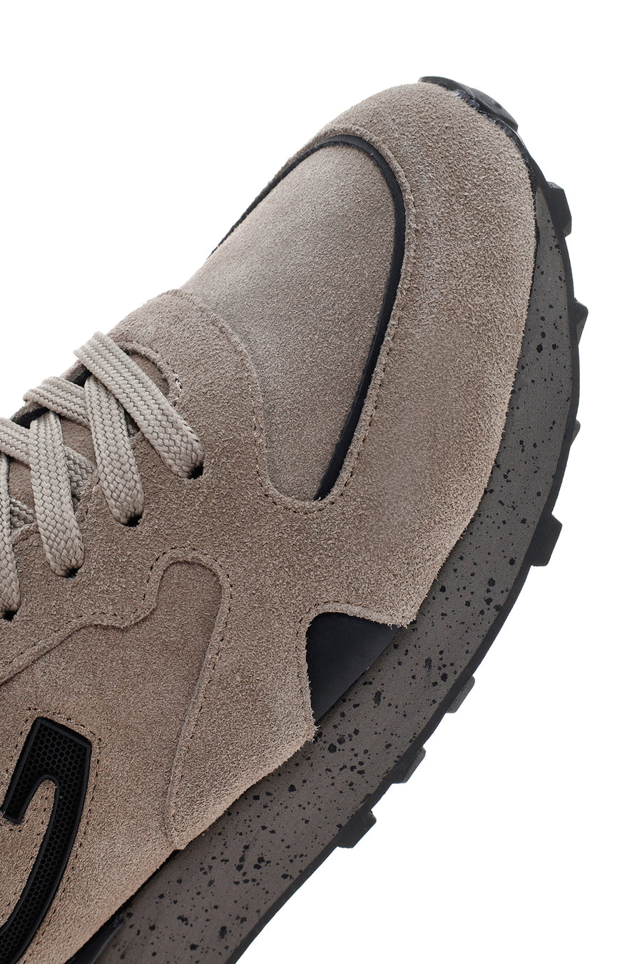 Alberto Guardiani Erkek Vizon Wen Kalın Tabanlı Süet Deri Sneaker