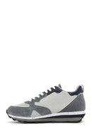 Alberto Guardiani Men's Gray Black Wen Thick Soled Sneaker | Derimod