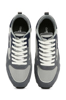 Alberto Guardiani Men's Gray Black Wen Thick Soled Sneaker | Derimod