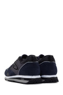 Alberto Guardiani Men's Navy Blue Gray Wen Thick Soled Sneaker | Derimod