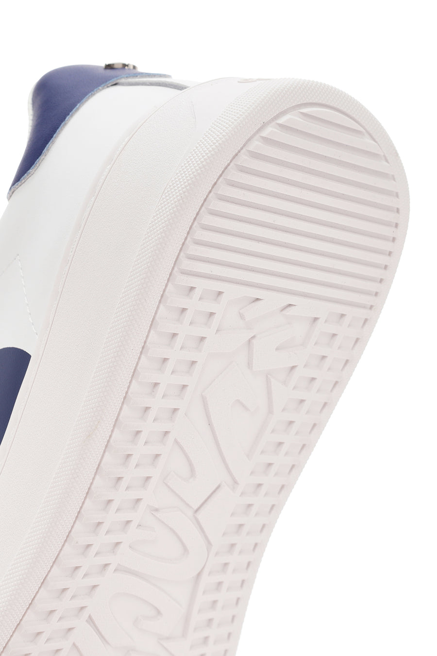 Alberto Guardiani Men's White New Era Lace-Up Leather Sneakers
