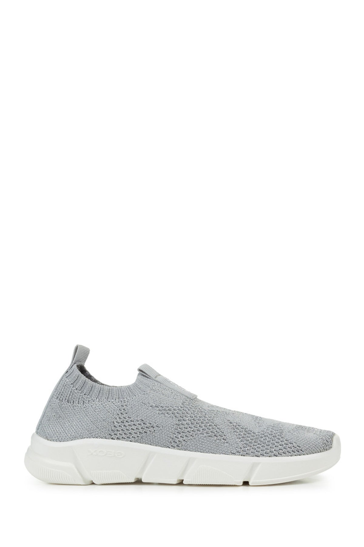 Geox Kız Çocuk Gri J Aril G. E - Shiny Knitt. Text Kumaş Sneaker J25DLE0007QC1007 | Derimod
