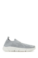 Geox Kız Çocuk Gri J Aril G. E - Shiny Knitt. Text Kumaş Sneaker | Derimod