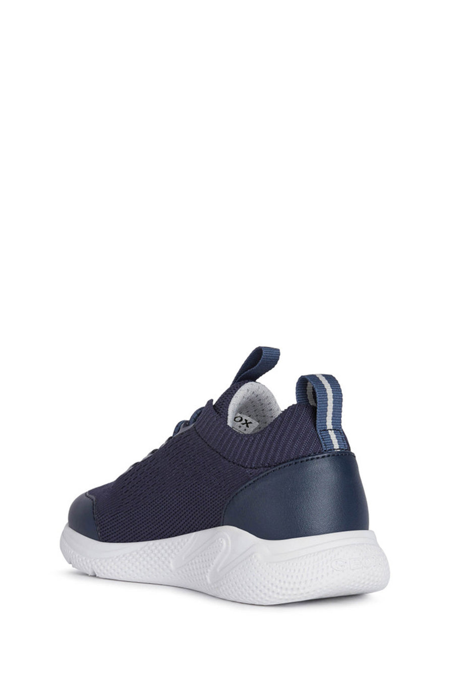 Geox Boy Navy Blue Sprint Fabric Sneakers