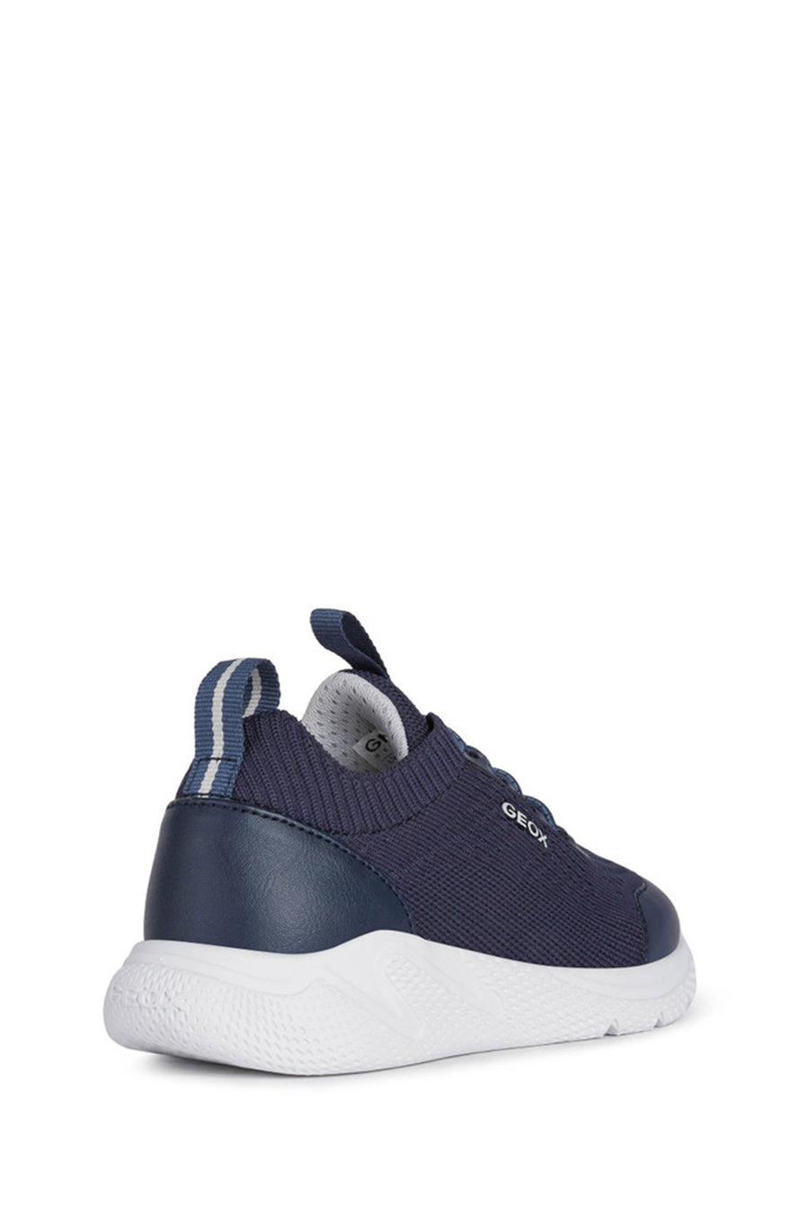 Geox Boy Navy Blue Sprint Fabric Sneakers