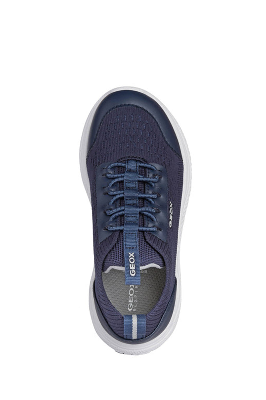 Geox Boy Navy Blue Sprint Fabric Sneakers