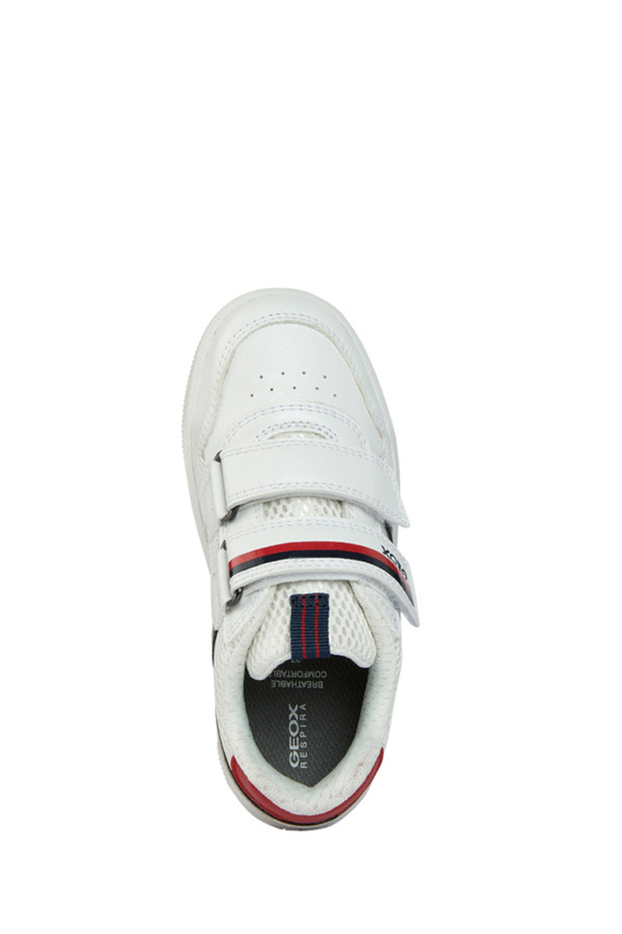 Geox Boy White Arzach Strappy Sneaker