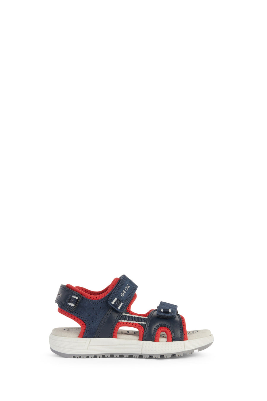 Geox Boy Navy Blue Alben Strappy Leather Sandals J35AVA01520C0735 | Derimod