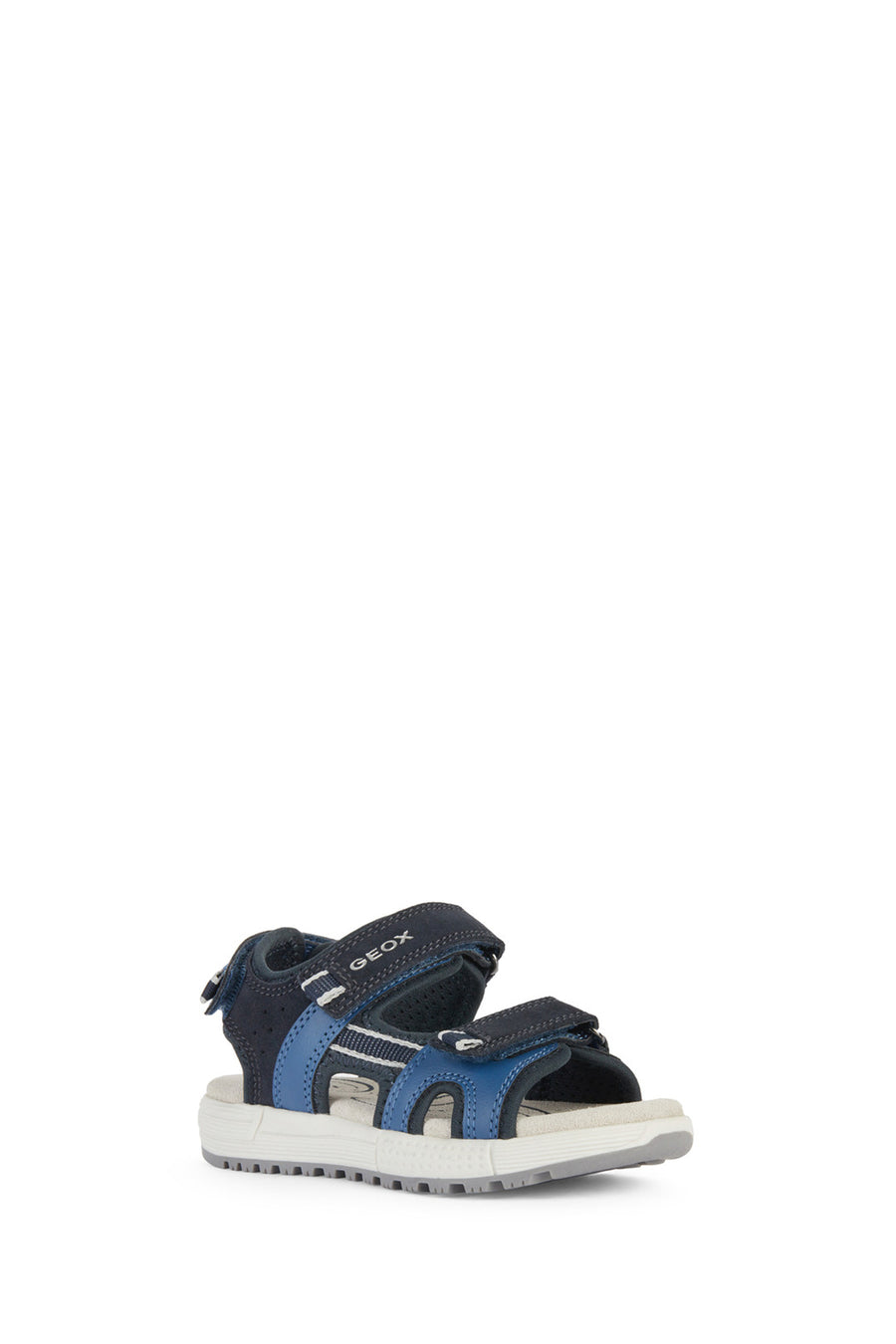 Geox Boy Navy Blue Alben Strappy Leather Sandals