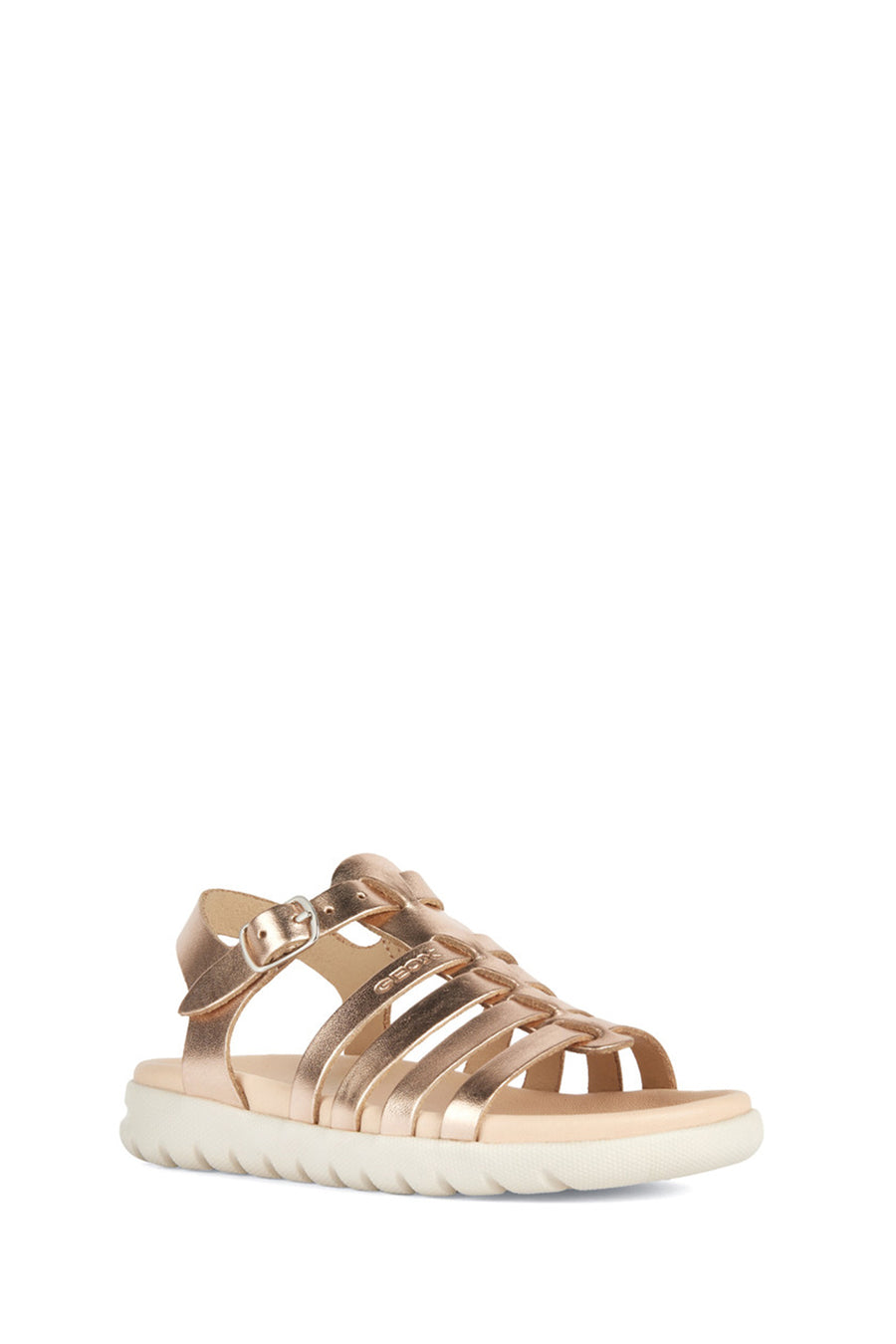 Geox Girls Copper Soleima Strappy Leather Sandals