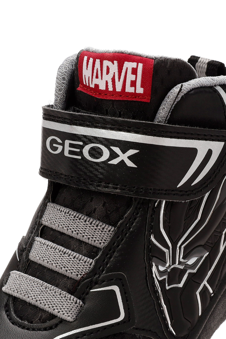 Geox Boy Black Grayjay Patterned Boots