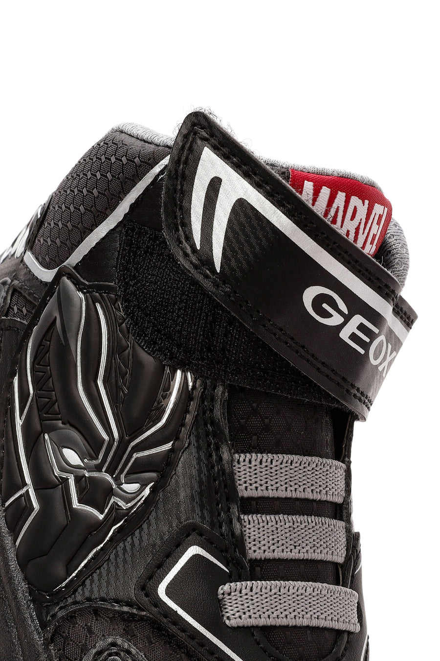 Geox Boy Black Grayjay Patterned Boots