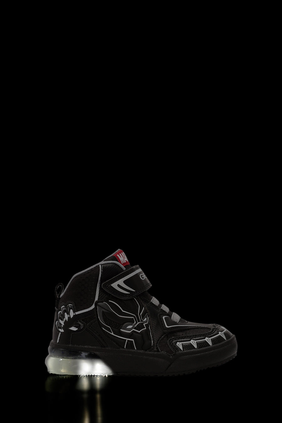 Geox Boy Black Grayjay Patterned Boots