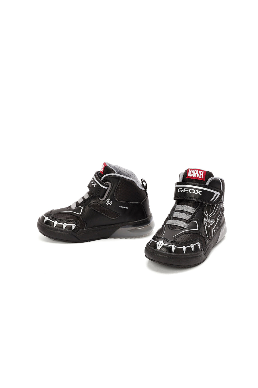 Geox Boy Black Grayjay Patterned Boots